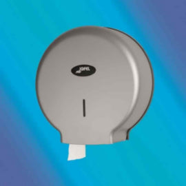 Mini Jumbo Toilet Roll Dispenser Silver – toilet tissue & rolls