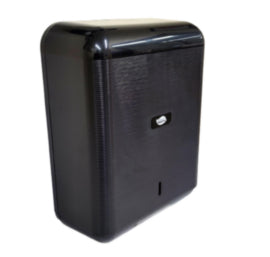 C-fold-v-fold & Z-fold Hand Towel Dispenser Black – hand towels & centrefeed rolls