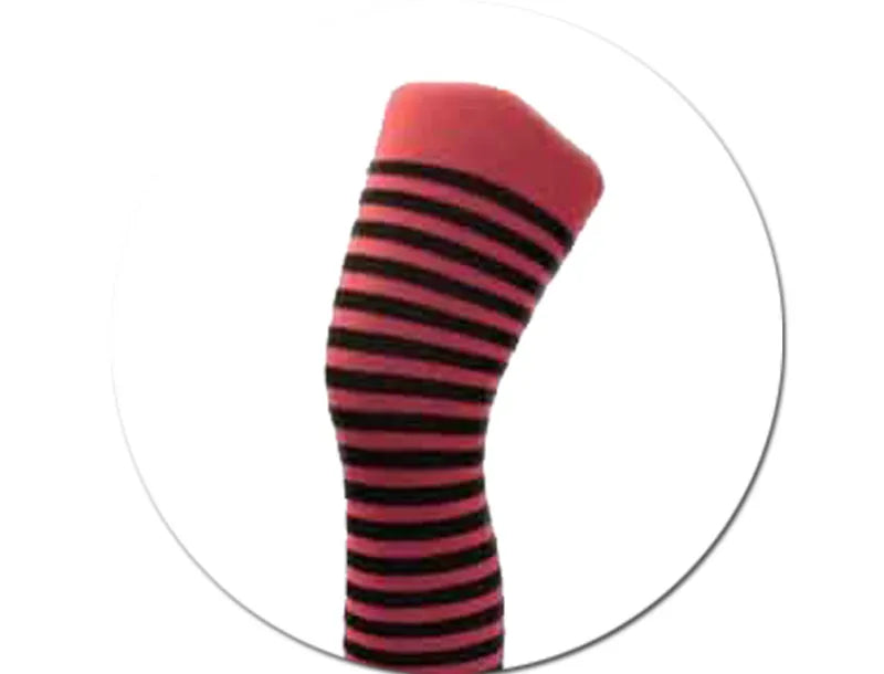 Candy Stripe Tights Cerise/Blk (Pack of 6)