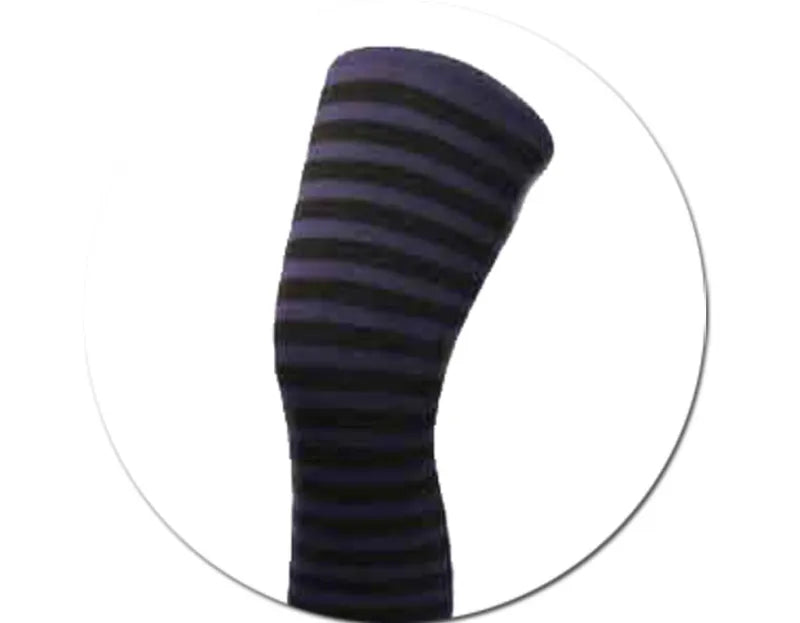 Candy Stripe Tights Purple/Blk (Pack of 6)