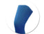 Opaque Plain Tights Blue (Pack of 6)