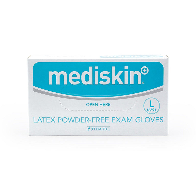 Mediskin Latex Glove Powderfree Large (100's)