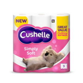 Cushelle Simply Soft Toilet Roll – toilet tissue & rolls