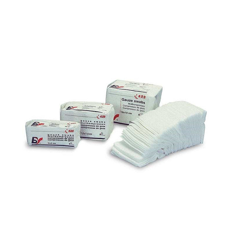 Bv Non-sterile Gauze Swab 5 x 5cm 12ply (100's)