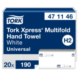 Tork Xpress Multifold Hand Towel Universal 2 Ply – hand towels & centrefeed rolls