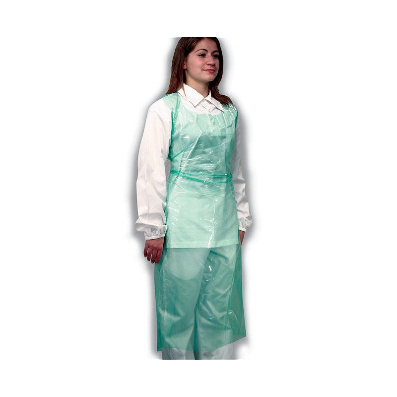 Bv Polythene Aprons 80x125cm White 100's