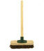 9Inch Medium Brush Head - 48Inch Wooden Handle - 1x Per Pack – brushes & scrubbing tools