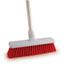 12Inch Medium Brush Red - 55Inch Aluminum Red Handle - 1x Per Pack – brushes & scrubbing tools