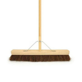 24Inch Medium Brush Head - 55Inch Wooden Handle & Stays - 1x Per Pack – brushes & scrubbing tools