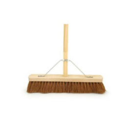 18Inch Soft Brush Head - 48Inch Wooden Handle & Stays - 1x Per Pack – brushes & scrubbing tools