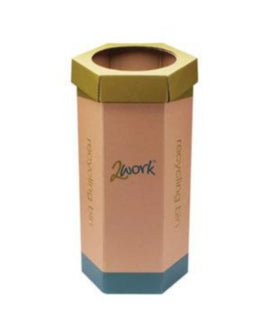 2Work Recycling Bin Green - 3 Pk – waste bins & containers