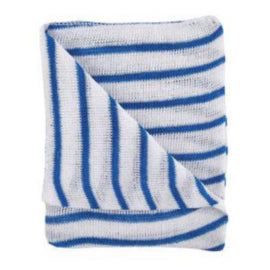 Hygiene Dish Cloths 400 x 340mm Blue/White - 10 Per Pack – cloths, scourers & dusters