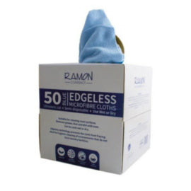 Microfibre Edgeless Boxed Cloth Blue 320mm x 300mm - 50pk – cloths, scourers & dusters