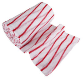 Red Stockinette Roll 300m x 11.5m - 1 Per Roll – cleaning & hygiene supplies