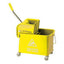 Premium Mopping Bucket on Wheels - 20Litre with Wringer Yellow - 1pk – mops, brooms & cleaning tools