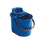 Deluxe Mop Bucket with Wringer Blue 12x Litre - 1pk – mops, brooms & cleaning tools