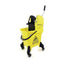 Professional Mopping Unit on Castors - 31Litre with Wringer Yellow - 1pk – mops, brooms & cleaning tools