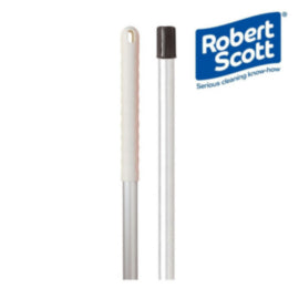 Excel Mop Handle Aluminium White - 1.4 Metre - White Grip – mops, brooms & cleaning tools