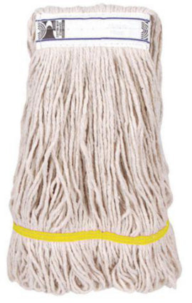 Cotton Kentucky Mop Head - Stay Flat Yellow Tag - 450Gram - 1pk – mops, brooms & cleaning tools