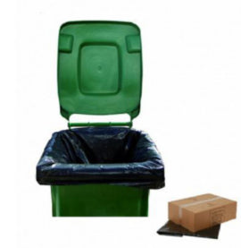 Wheelie Bin Liners - 45Inch x 54Inch Light Duty 270x Litres - 100x Per Box – bin liners & refuse sacks