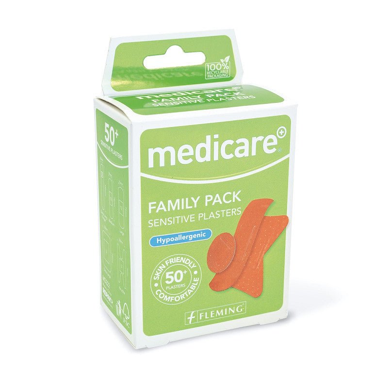 Medicare Sensitive Plasters Family Pack of 50 - Box of 6