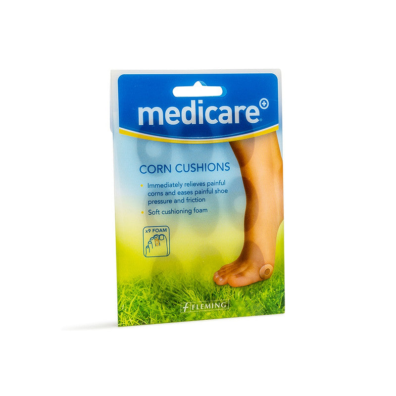 Medicare corn foam cushions dual-layer 9-pack box of 10 – corn and shoe pressure relief