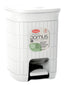 Domus Dustbin White Small 6 Litre – waste bins & containers