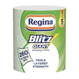 Regina Blitz Giant All Purpose Kitchen Roll 3Ply (6x1 Rolls Pack) – kitchen roll & paper towels