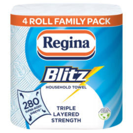 Regina Blitz Household Towel Roll Family Pack – cleaning & hygiene supplies