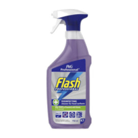 Flash Professional Disinfecting Cleaning Spray for Food Surfaces 750ml (6 pack) – cleaning & hygiene supplies