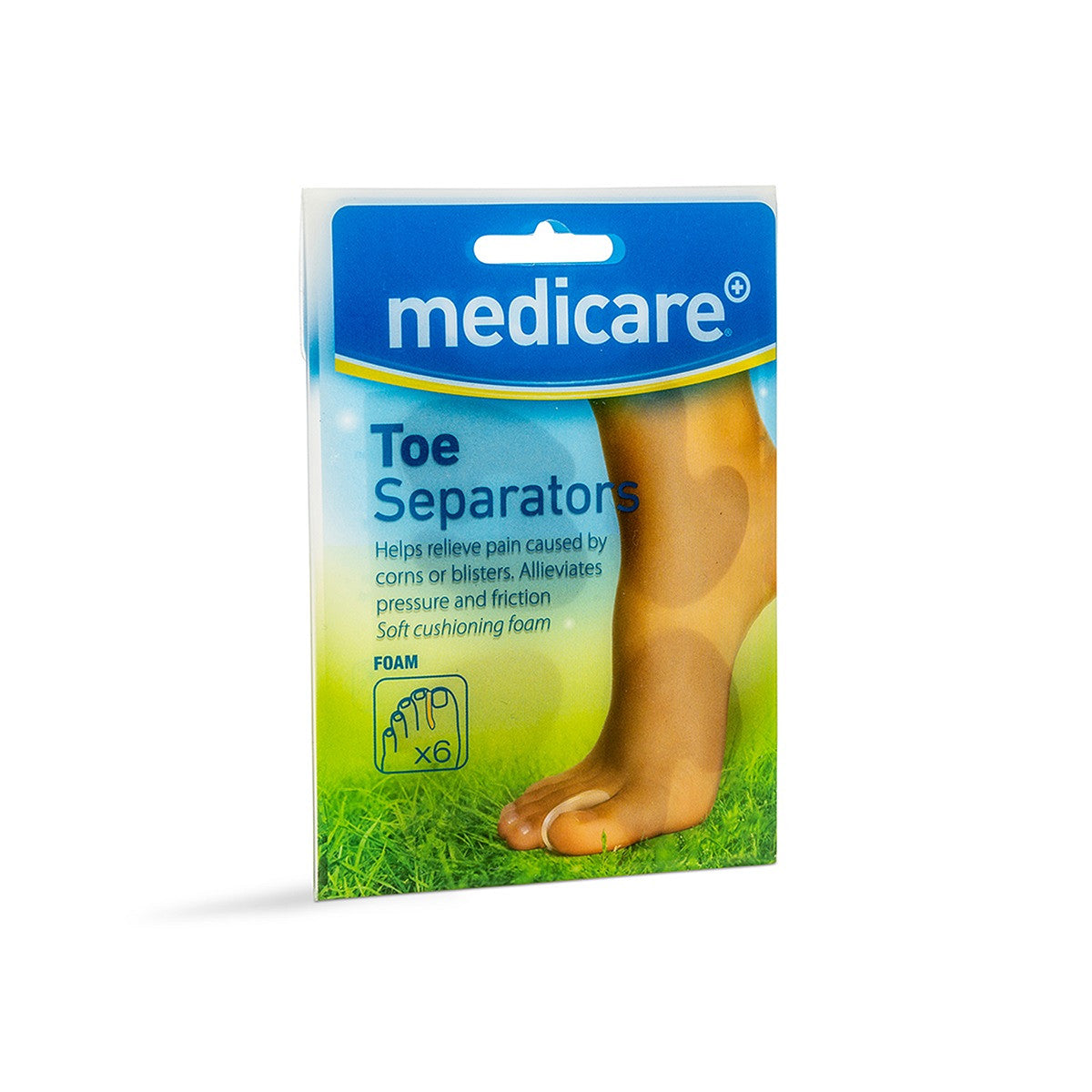 Medicare foam toe separators assorted sizes – soft foam inter-toe friction relief