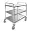 Lacor 3 Tier Stainless Steel Trolley 90x65x95cm – cleaning equipment & machines