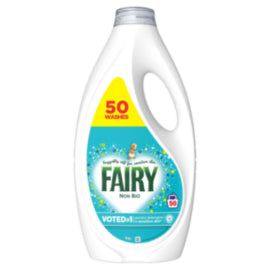 Fairy Non Bio Liquid Detergent 50 Wash Mega Pack XL – cleaning & hygiene supplies