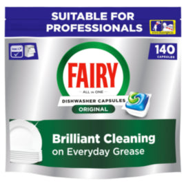 Fairy Professional Original Dishwasher Capsules 140 Wash – dishwasher detergents & additives