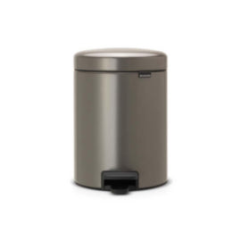Brabantia Pedal Bin 5ltr Platinum – waste bins & containers