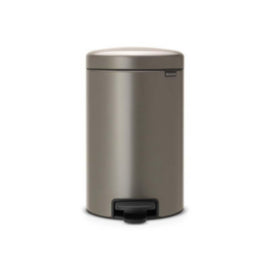Brabantia Pedal Bin 12Ltr Platinum – waste bins & containers