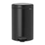 Brabantia Newlcon Pedal Bin Matt Black 12Ltr – waste bins & containers