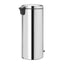 Bribantia Pedal Bin 30Ltr Brilliant Steel – waste bins & containers