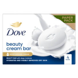 Dove Beauty Cream Soap Bar 4 Pack – cleaning & hygiene supplies