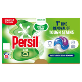 Persil Bio Capsule Washing Detergent 15 Wash – cleaning & hygiene supplies