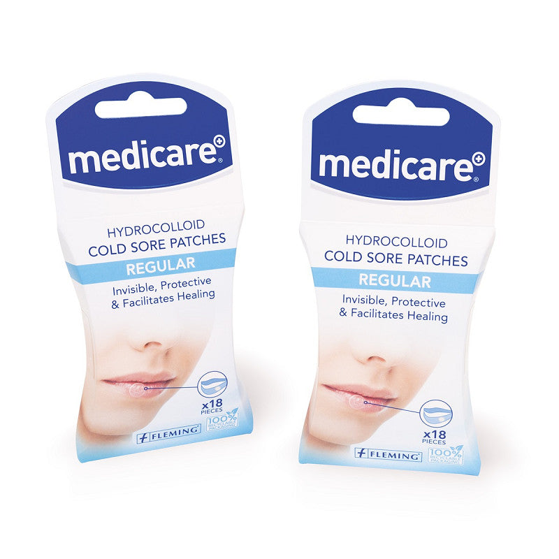 Medicare Hydrocolloid Cold Sore Patches 18's - Box of 6
