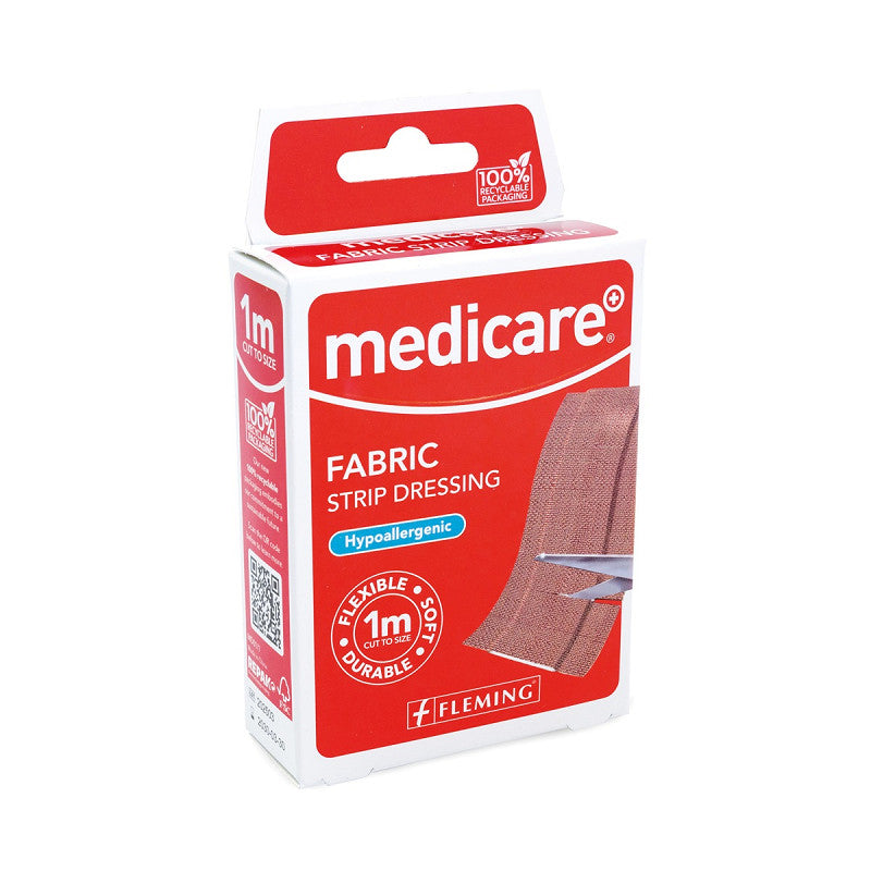 Medicare Fabric Strip 1m x 6cm - Box of 10