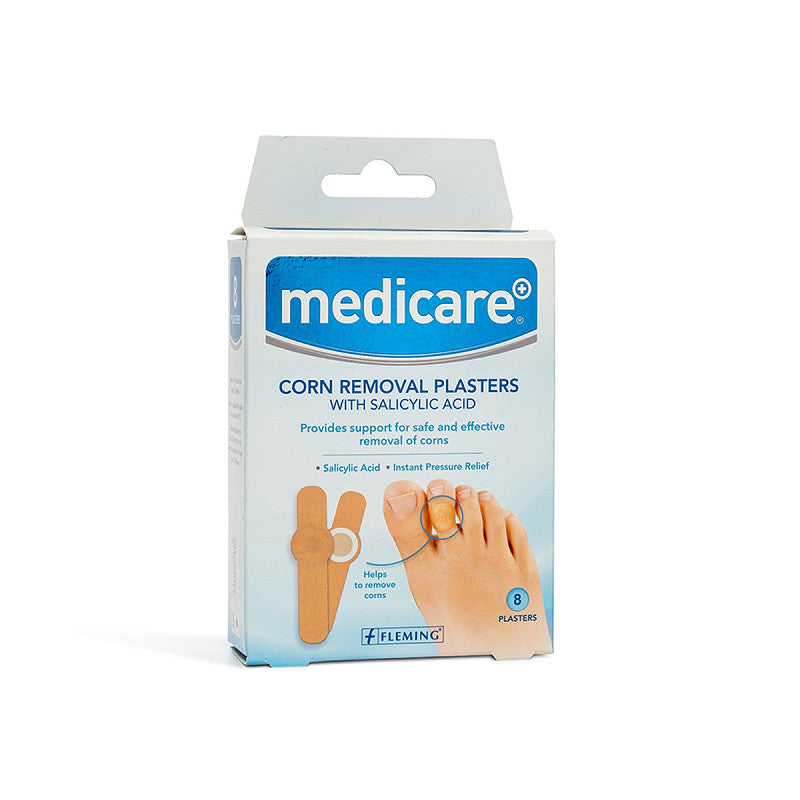 Medicare corn removal plasters salicylic acid box of 10 – hard skin corn treatment and relief