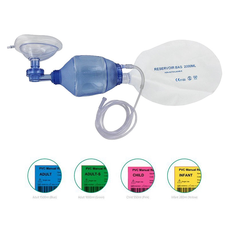 Timesco Bvm Resuscitator Infant 280ml Mask 0 - Single Use