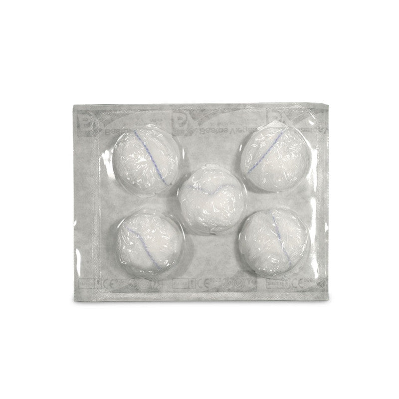 Bv Sterile Non Woven Balls with Elastic Ring- 160 x 5 Pcs