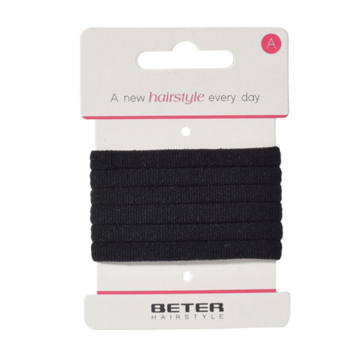 Classic Black Hair Ties - product photo