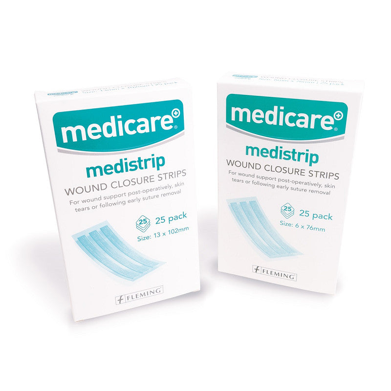 Medistrip Wound Closure Strips 6x102mm - Box of 25