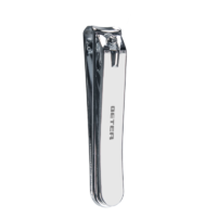 Chrome-plated Pedicure Nail Clipper (Curved Point) - detail view