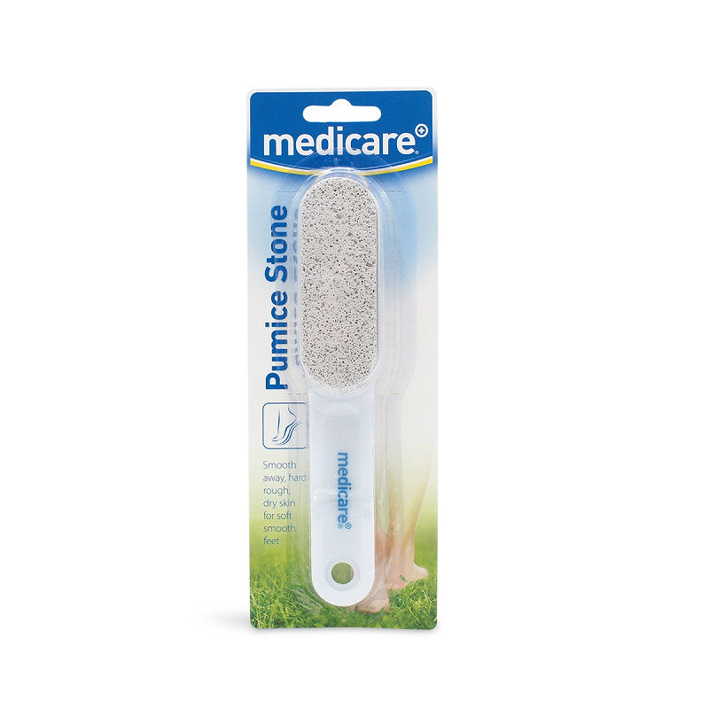 Medicare pumice stone with ergonomic handle – dead skin and callus removal for feet and elbows