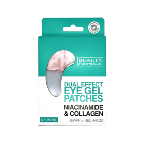 Beauty Formulas Dual Effect Eye Gel Patches - Niacinamide & Collagen - product photo